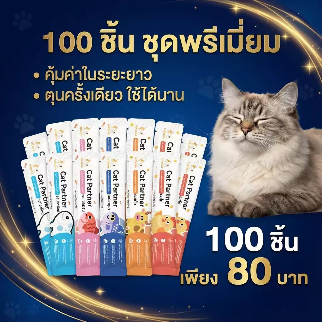 ⚡️ FLASH SALE! Ketzuzu [100 ชิ้น] ขนมแมวเลีย 16g เนื้อนุ่มทานง่าย อร่อยฟินกินเพลิน 🐾ใจละลาย