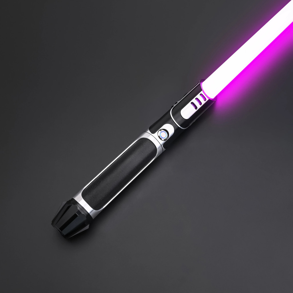 TXQSABER Lightsaber RGB พิกเซลโลหะ Hilt E14 Heavy Dueling Lightsaber Smooth Swing Blaster Light Sabe