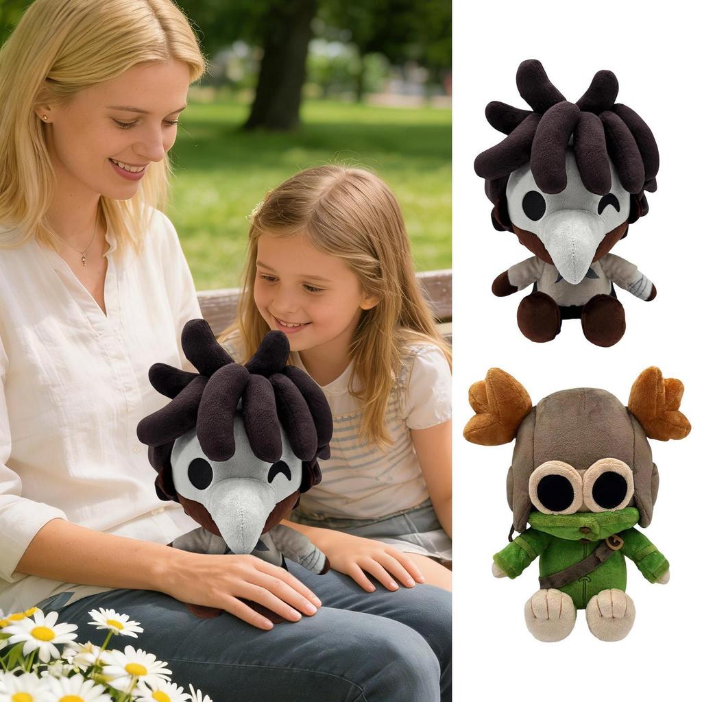 Little Nightmares 3 Alone และ Low Plush ตัวการ์ตูนเกมตุ๊กตาตุ๊กตาที่ยอดเยี่ยมสําหรับแฟนๆเด็ก paca3ph