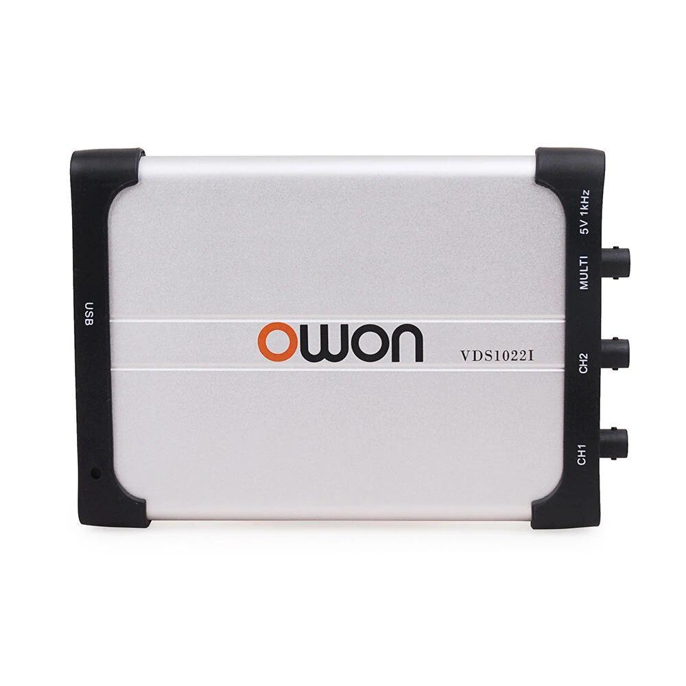 OWON VDS1022I VDS1022 Virtual PC Digital Storage Oscilloscope 100Msa/S 25Mhz แบนด์วิดท์มือถือแบบพกพา