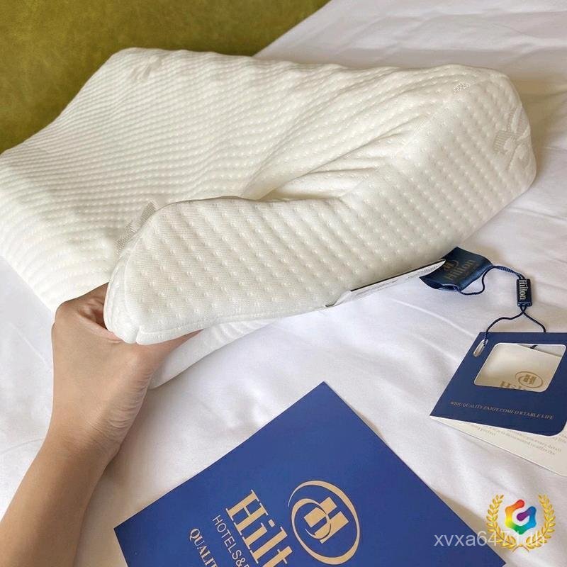 หมอนหน่วยความจํา Wechat Business Original Liquid Imported Latex Pillow รุ่นโรงแรม Hilton ช่วยนอนหลับ