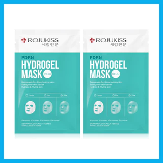 Rojukiss PDRN Hydrogel Mask [33g x 2pcs] โรจูคิส แผ่นมาสก์หน้านวัตกรรม Hydrogel Mask.