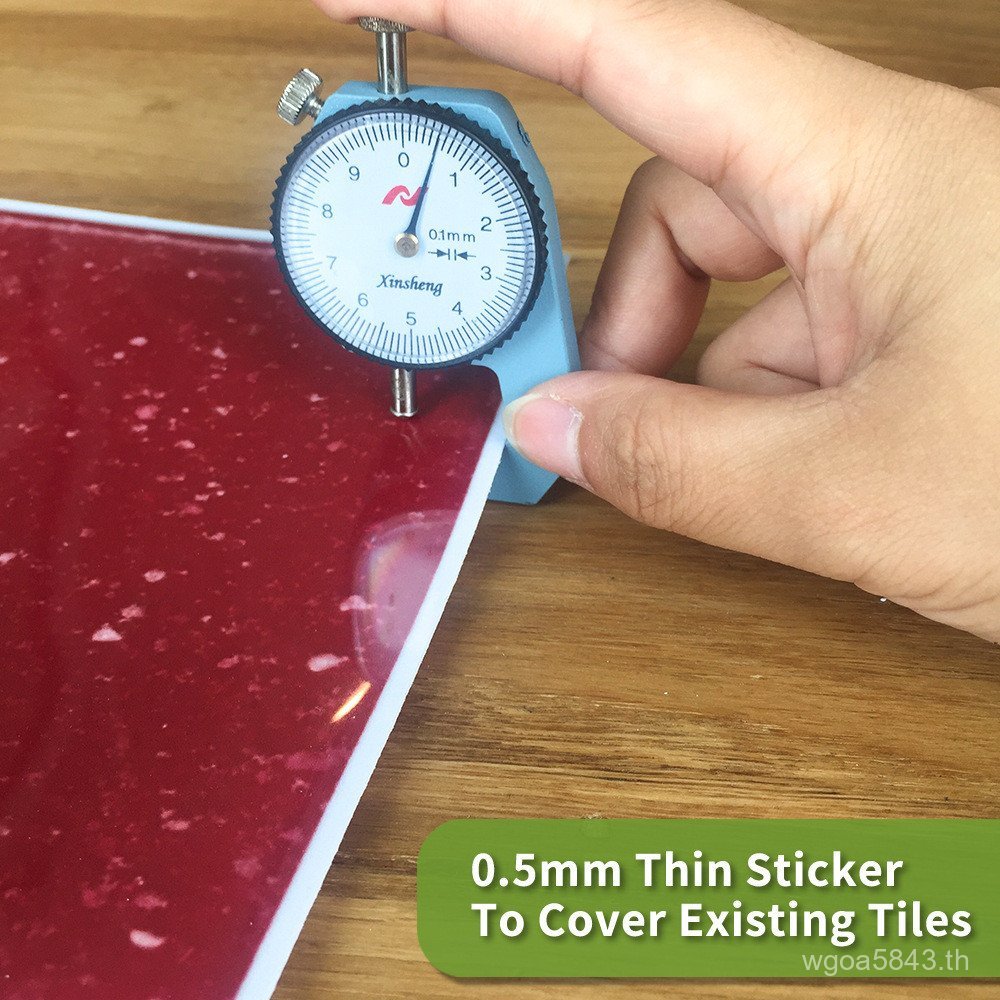 PVCSJ011 สติกเกอร์กระเบื้องเซรามิกสติ๊กเกอร์ติดผนังบรรจุห้องน้ําระเบียง Funlife25 โมเสคทับทิมสติกเกอ