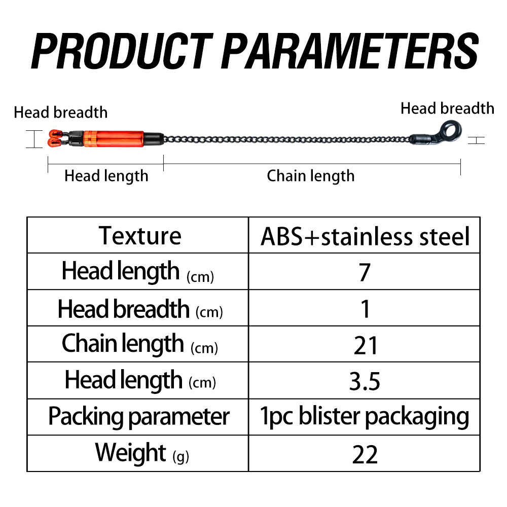 อุปกรณ์ตกปลา SwingerSensitive Reservoir สำหรับการตกปลาคาร์พและปลากัด พร้อมโซ่และนาฬิกาปลุก - รูปที่ 7