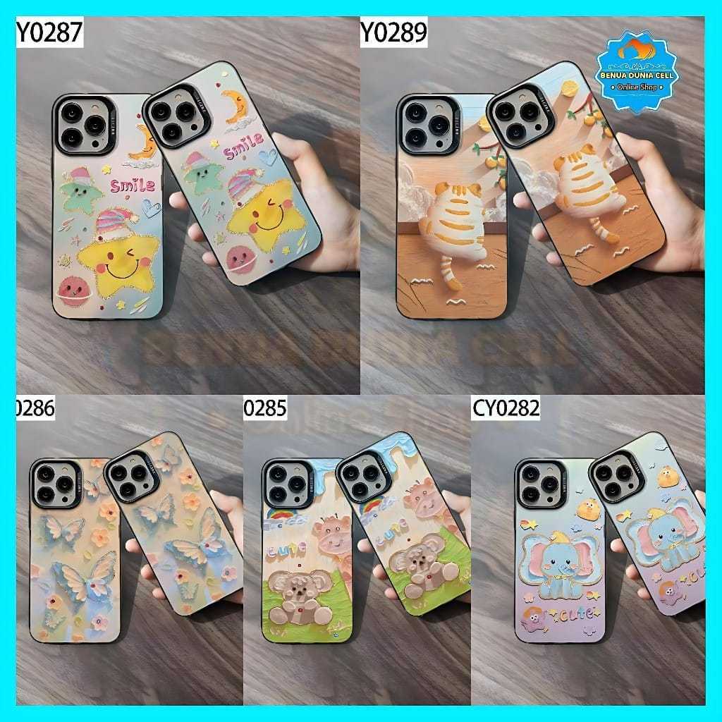 IMD BLACK CASE CUTE MOTIF SAMSUNG A73 J2 PRIME J5 PRIME J7 PRIME M15 M23 M30S M21 - BDC