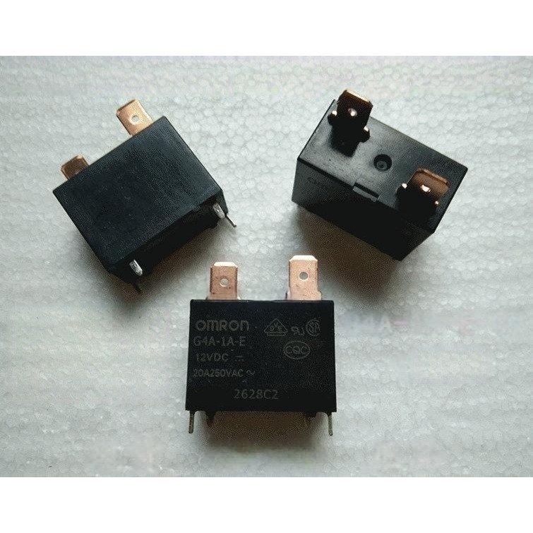 ((1 ชิ้น) ชิ้นส่วนอิเล็กทรอนิกส์ G4A-1A-E G4A-1A-E-CN 12VDC Omron Power Relay 20A 4-Pin Relay
