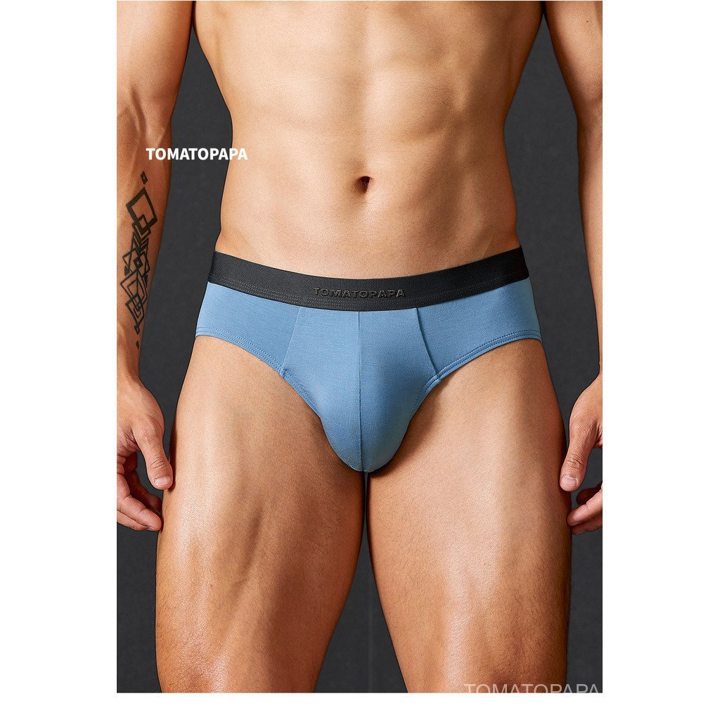 กางเกงชั้นในชาย TOMATOPAPA ทำจาก_modal_ ระบายอากาศได้ดี สวมใส่สบาย เหมาะสำหรับการออกกำลังกายและใส่วัน.daily.wear