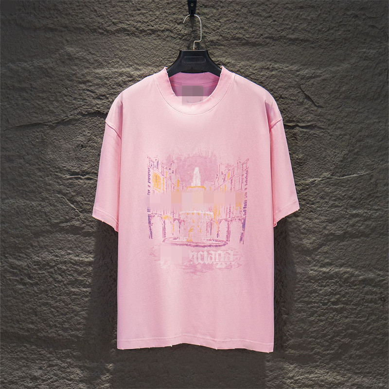 เสื้อยืดผ้าฝ้ายลายทาง disruptive สไตล์ยุคใหม่ สำหรับหนุ่มสาวในซั머
