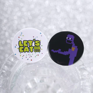 100 รูปแบบอะนิเมะตัวอักษร Tinplate Pin Cat Cool Designs Badge Vintage Rock Art เข็มกลัดอินเทรนด์ชุดอุปกรณ์เสริม
