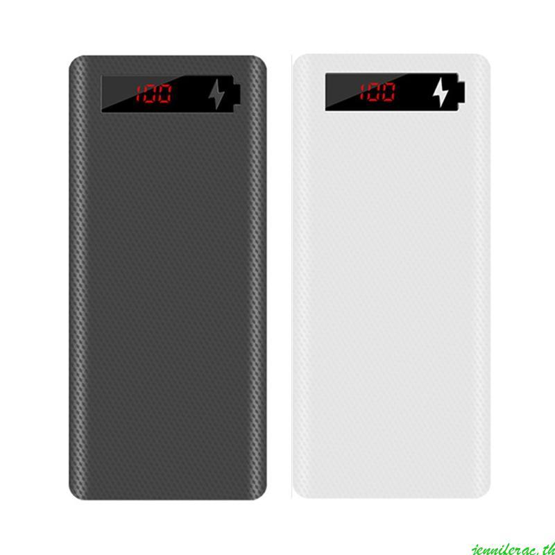 Jenniferac L8 จอแสดงผล LCD DIY 6x18650 สําหรับกรณีสําหรับเปลือกแบบพกพาภายนอกกล่องไม่มี Powerbank ป้อ