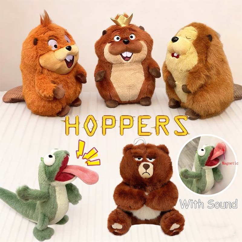 20 ซม.Hoppers Tom Lizard ตุ๊กตาของเล่น Hoppers King George Mable Loaf พวงกุญแจตุ๊กตาของเล่นสําหรับของขวัญเด็ก