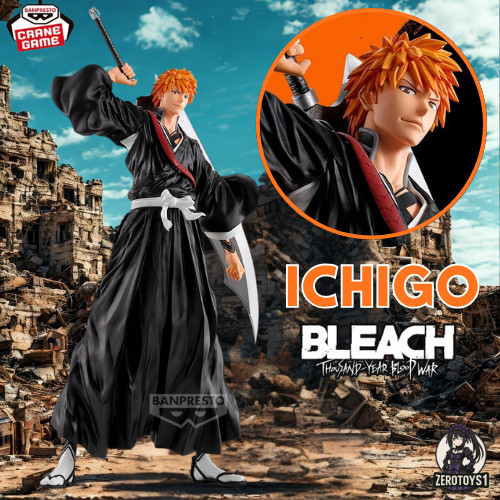 พร้อมส่ง/โมเดลอิจิโกะ BLEACH GrandistaｰKUROSAKI ICHIGO มือ1 ฟิกเกอร์แท้จากญี่ปุ่น