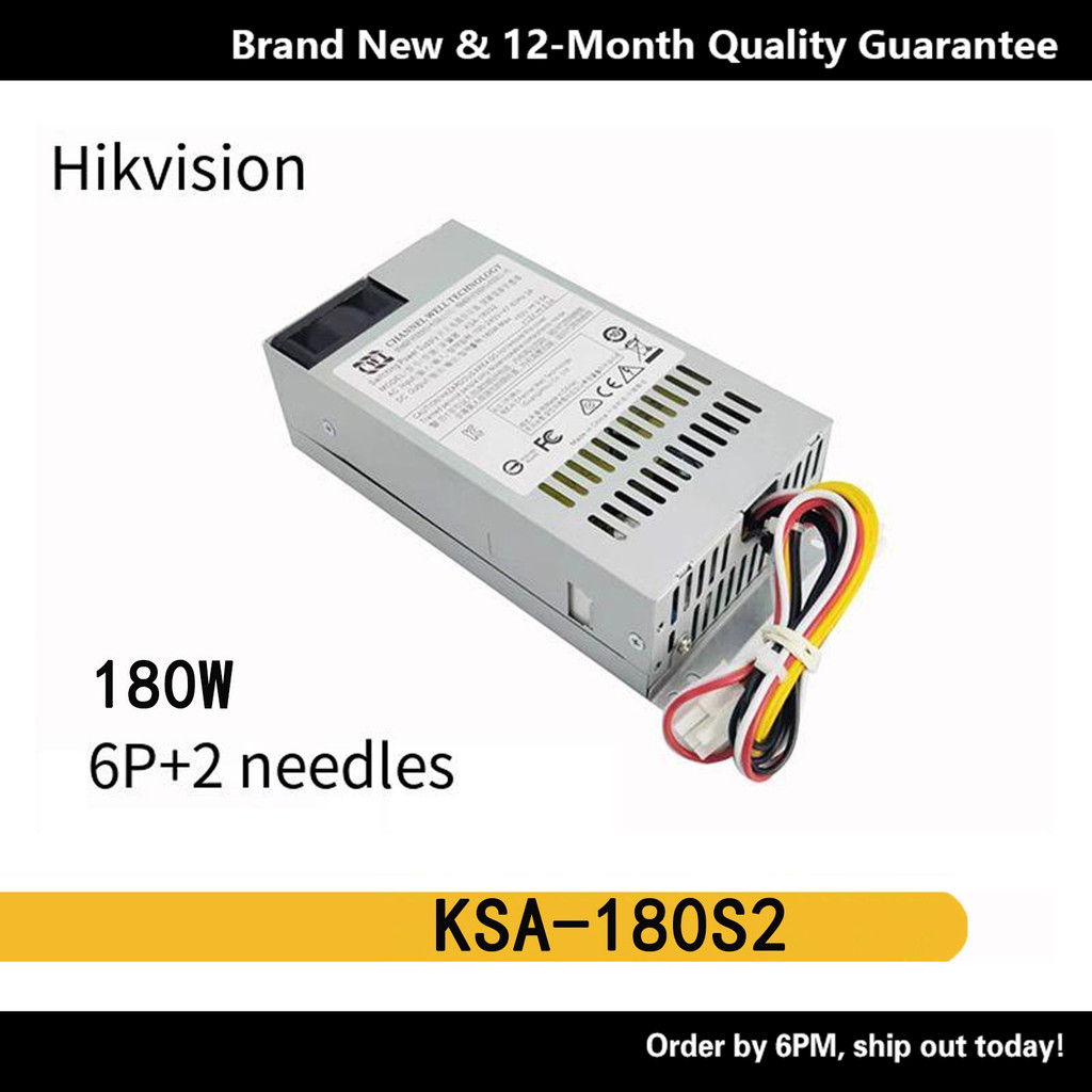 เหมาะสําหรับ Hikvision 7808N POE Video Recorder การตรวจสอบแหล่งจ่ายไฟ KSA-180S2 DPS-200PB-185A