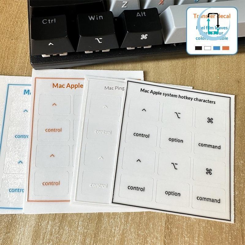 [AT] Transfer Stier Tear-Off Film With Text Mac Os System Hotkey Character Icon Desktopputer Keyboar