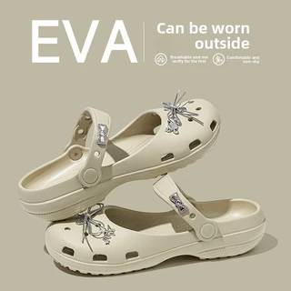 AYUER รองเท้าแตะ Cute Korean Bow Ballet ATX2442