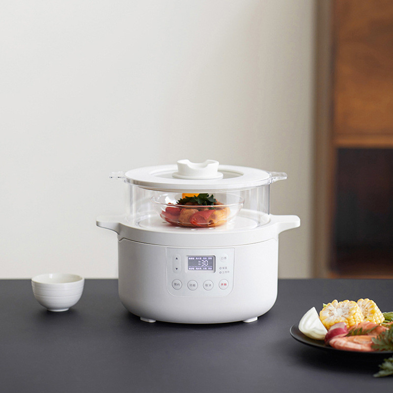 Olayks olayks หม้อหุงข้าวในครัวเรือน 2L Multifunctional Quick Cooking Rice 1 ถึง 2 คน Mini หม้อหุงข้