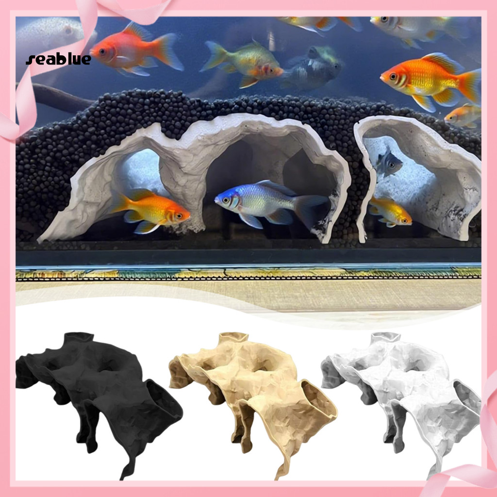[SE] Secure Retreat สําหรับ Timid Fish Pleco Aquarium Tunnel Hide 3d พิมพ์ปลา Hideout Aquarium อุโมง