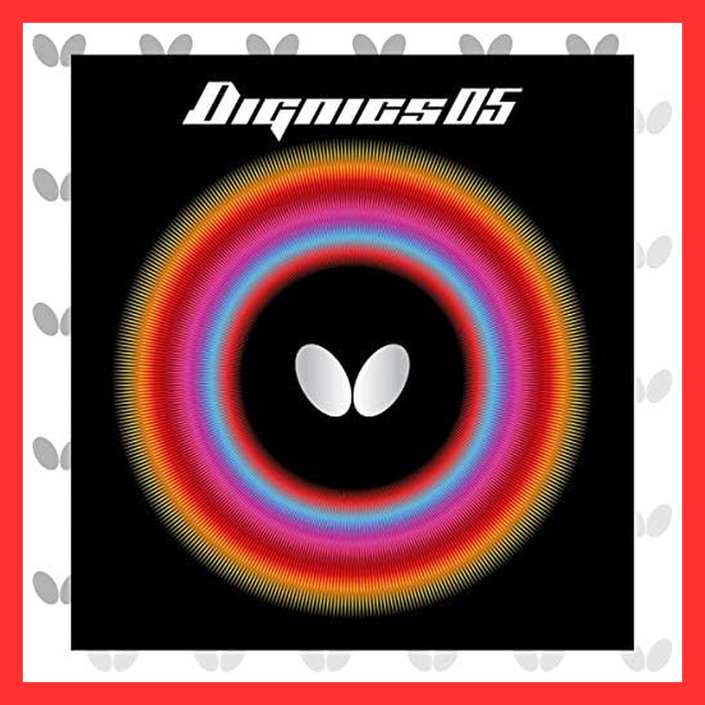 [Direct From Japan] Table Tennis Back Soft Rubber Dignics 05 High Tension Spin Performance Power Dri