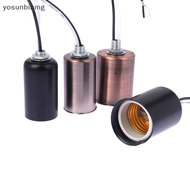 Yosunbinmg] E27 E14 สกรูเซรามิกแสงฐานแสง Soet LED Filament ผู้ถือโคมไฟในร่มหลอดไฟ LED Part ติดตั้งง่ายใหม่