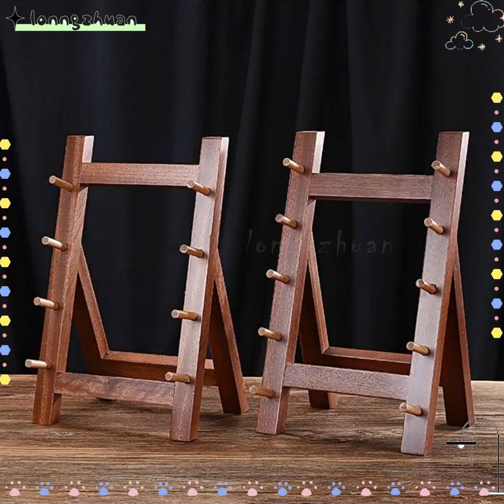 LONNGZHUAN Katana ขาตั้งจอแสดงผล,ไม้ที่ถอดออกได้ Katana Tanto Stand,อเนกประสงค์ Multi-layer Kitchen 