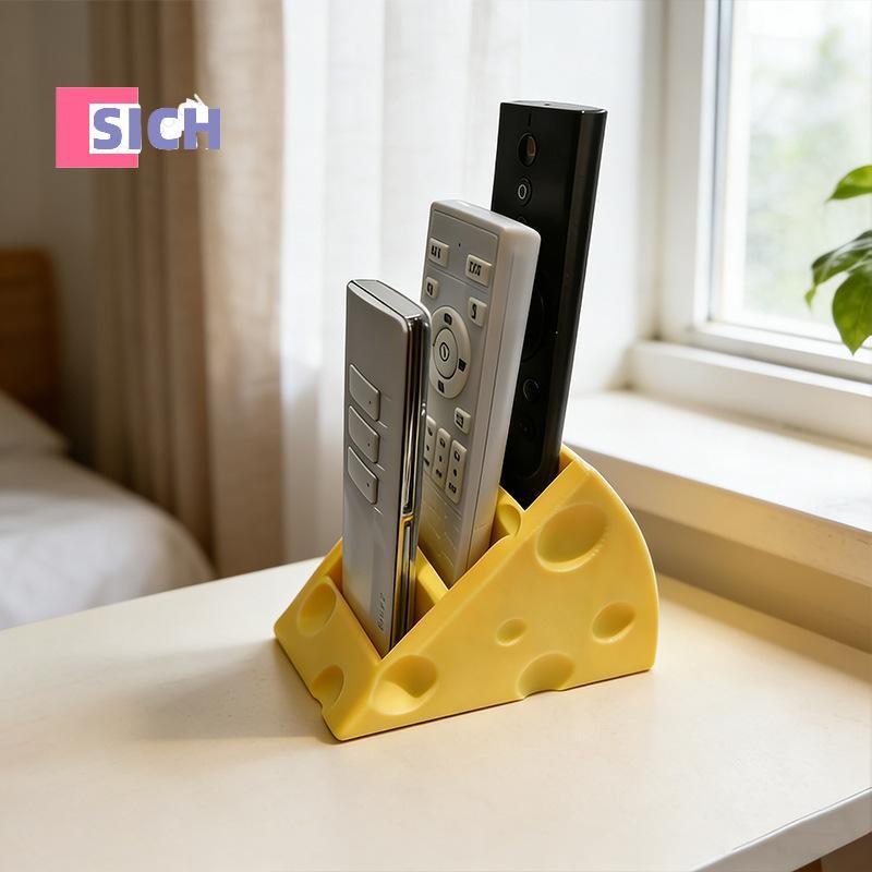 [Sich] 3 กริดชีส Organizer กล่องอเนกประสงค์รีโมทคอนโทรลผู้ถือปากกาสําหรับ Office Home ห้องนั่งเล่นใหม่