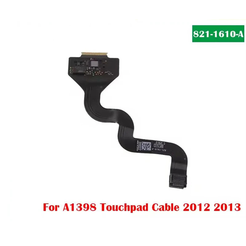 สายทัชแพด A1398 มือสองเดิม 2012 2013 821-1610-A เหมาะสําหรับสายเชื่อมต่อทัชแพด Macbook Pro Retina 15