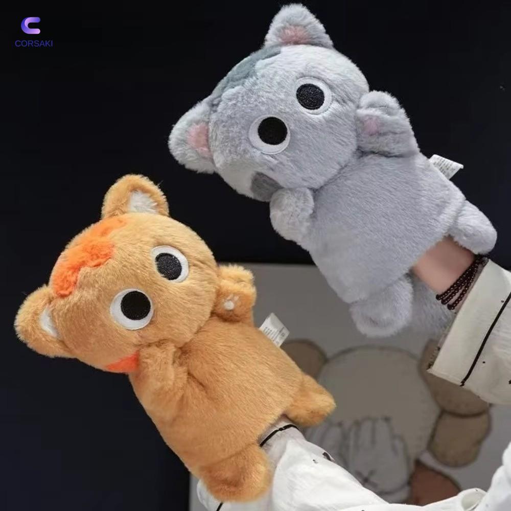 CORSAKI Cat Hand Puppet, Big-Eyedentment Artifact ตุ๊กตาแมวสยาม, Creative Interactive Fun Play Plush
