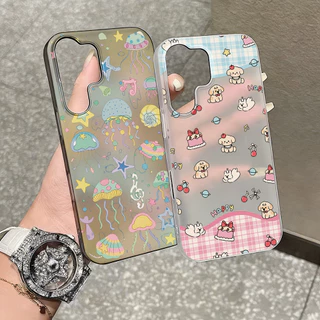 คสโทรศัพท์ for Samsung A57 A37 A56 A17 A07 5G Case A05S A06 A55 A36 A54 A53 4G A26 S26 S25 S23 Ultra S24 FE น้ำค้างแข็ง