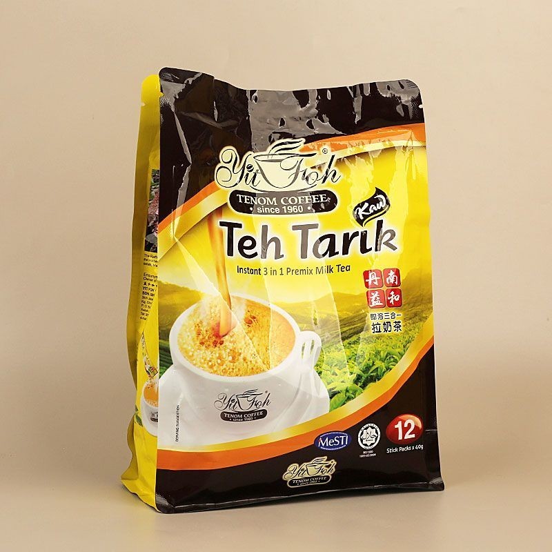 Malaysia TENOM COFFEE yit foh TENOM Instant 3 in 1 Pull Milk Tea 480G