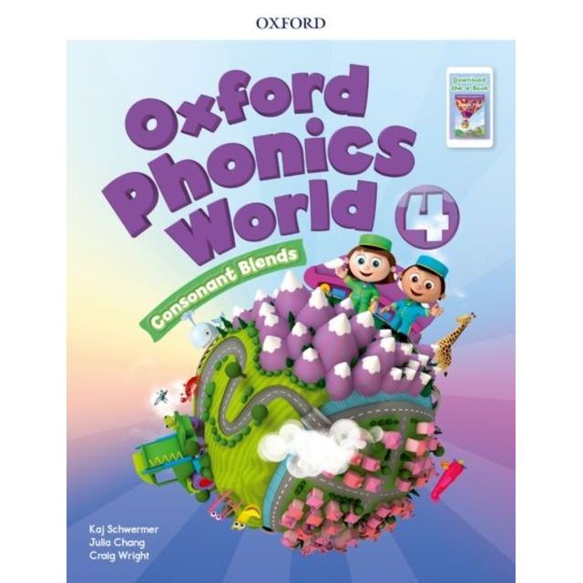 รุ่นใหม่ Oxford ตําราสะกดธรรมชาติ Oxford Phonics ระดับโลก 4 หนังสือเรียน Oxford Natural Spelling Wor
