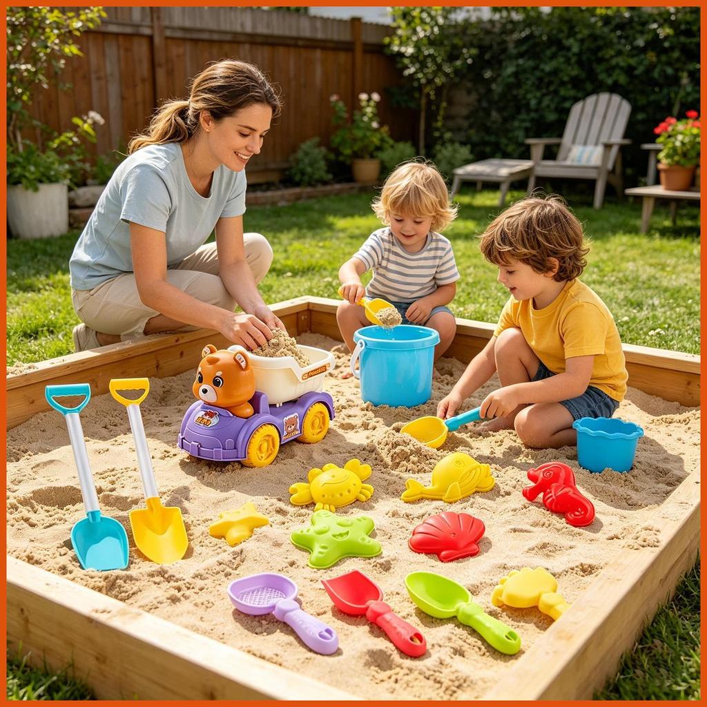 ของเล่นทรายสําหรับเด็กที่มีสีสัน Sandbox ชุดก่อสร้าง Sandbox ของเล่นเด็กสําหรับชายเด็กวัยรุ่นผู้ใหญ่