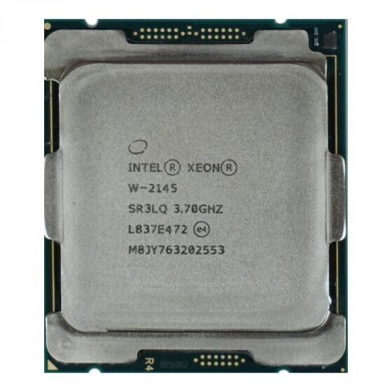 Intel Xeon W-2145 8 แกน 3.70GHz 11MB L3 แคชซ็อกเก็ต FCLGA 2066 CPU โปรเซสเซอร์ใหม่