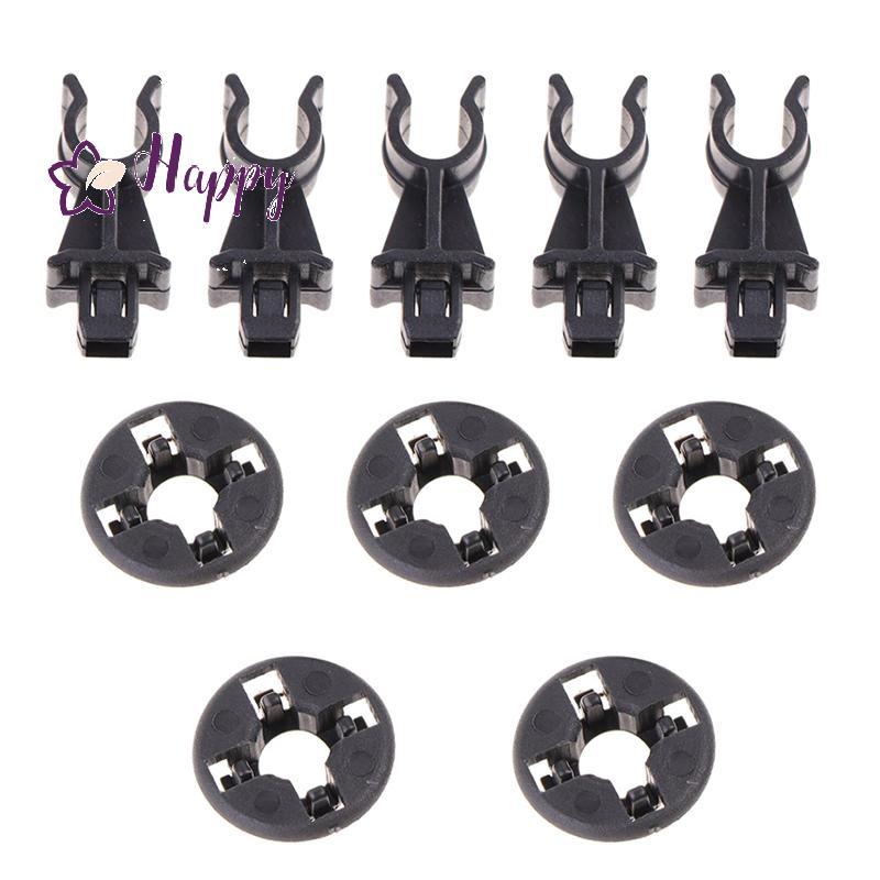 <Happybay> 2 ชิ้น/10 ชิ้นรถ Retainer คลิปชุด Bonnet Hood สนับสนุน Prod Rod Clamp Holder รถอุปกรณ์เสริมลดราคา