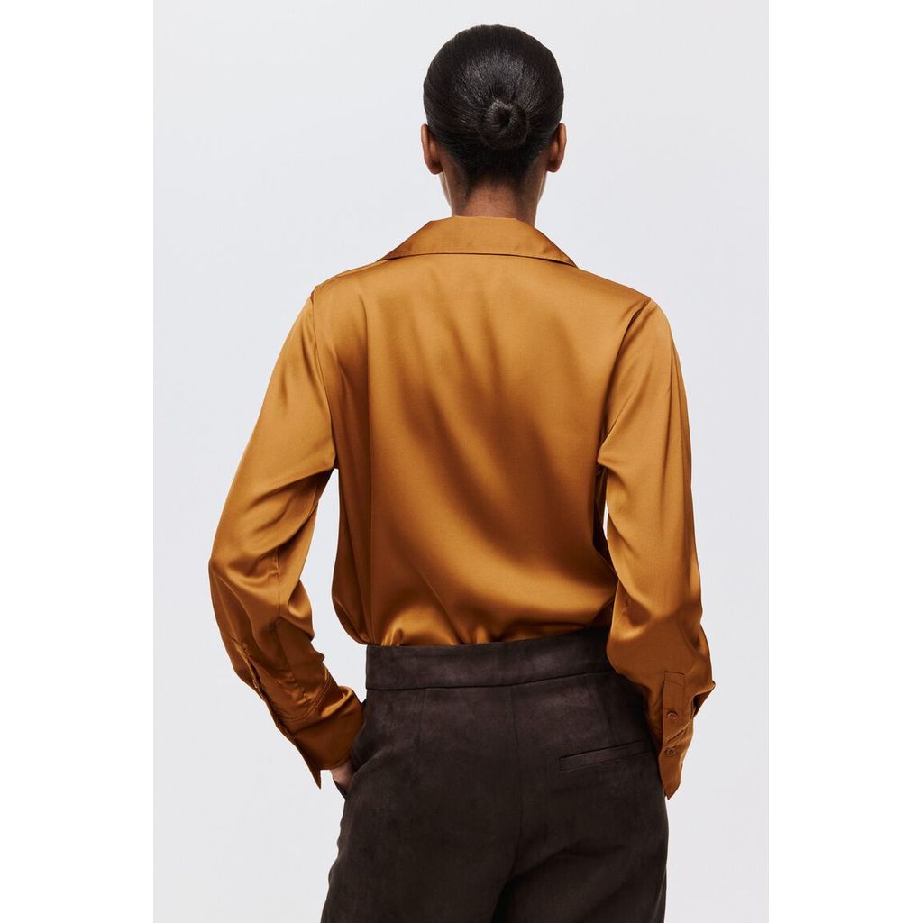 H&M(เอชแอนด์เอ็ม) เสื้อบลouses คอวี ผู้หญิง 0939703_22