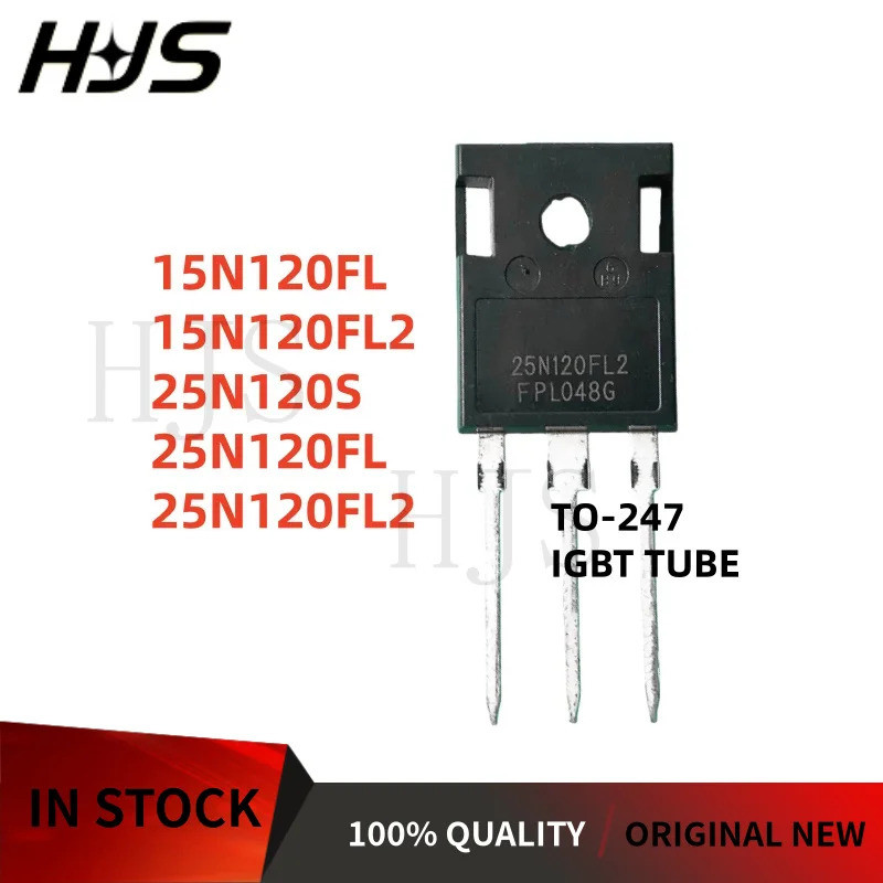 5 ชิ้น/ล็อต 25N120FL2 15N120FL2 15N120FL 25N120FL 25N120S TO-247 IGBT หลอดในสต็อก mos ชิป ic NKX9