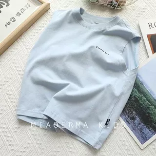 [RJ] เสื้อกั๊กเด็กแขนกุด ขนาด 80-150 ซม. สไตล์ใหม่สำหรับฤดูร้อน ใส่สบายและเบา