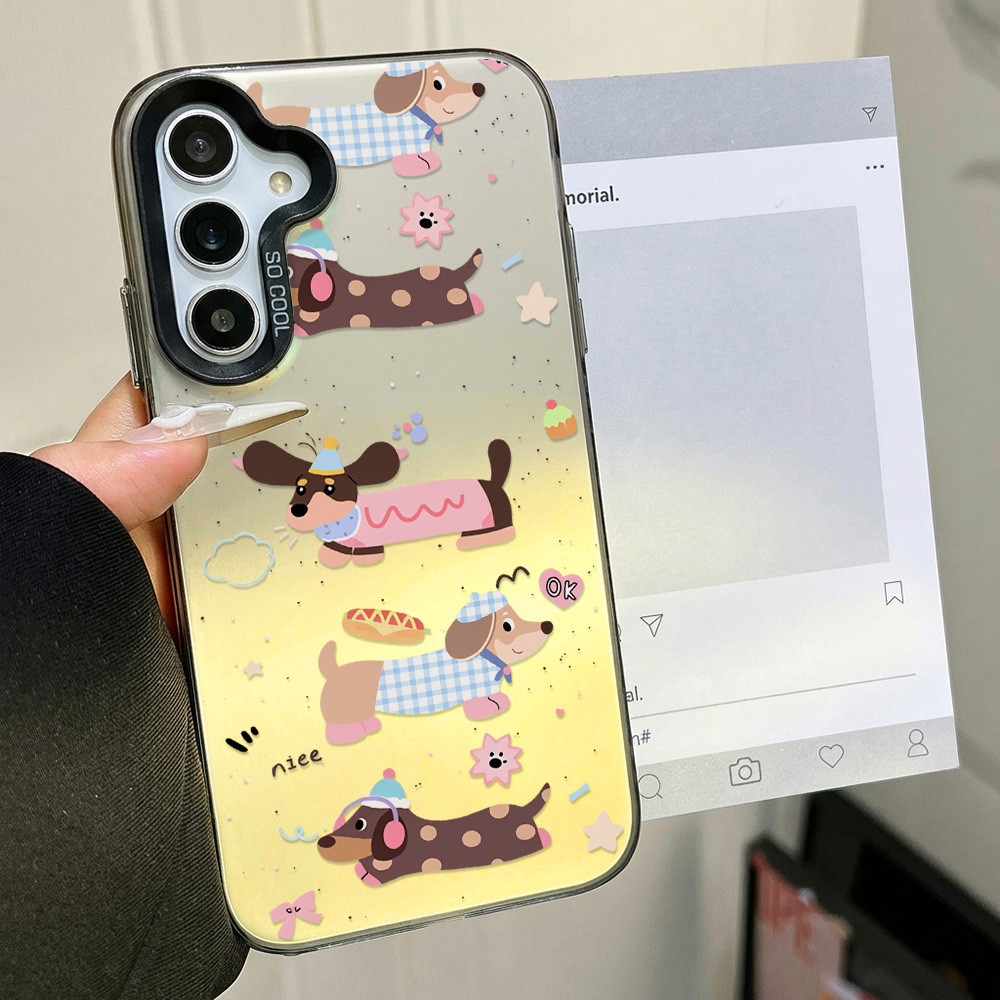 เคสมือถือ For Samsung A56 A55 Case Samsung A07 A17 A06 A16 A54 A22 A15 A05S A35 A26 A36 A54 IMD กำไลกันหาย