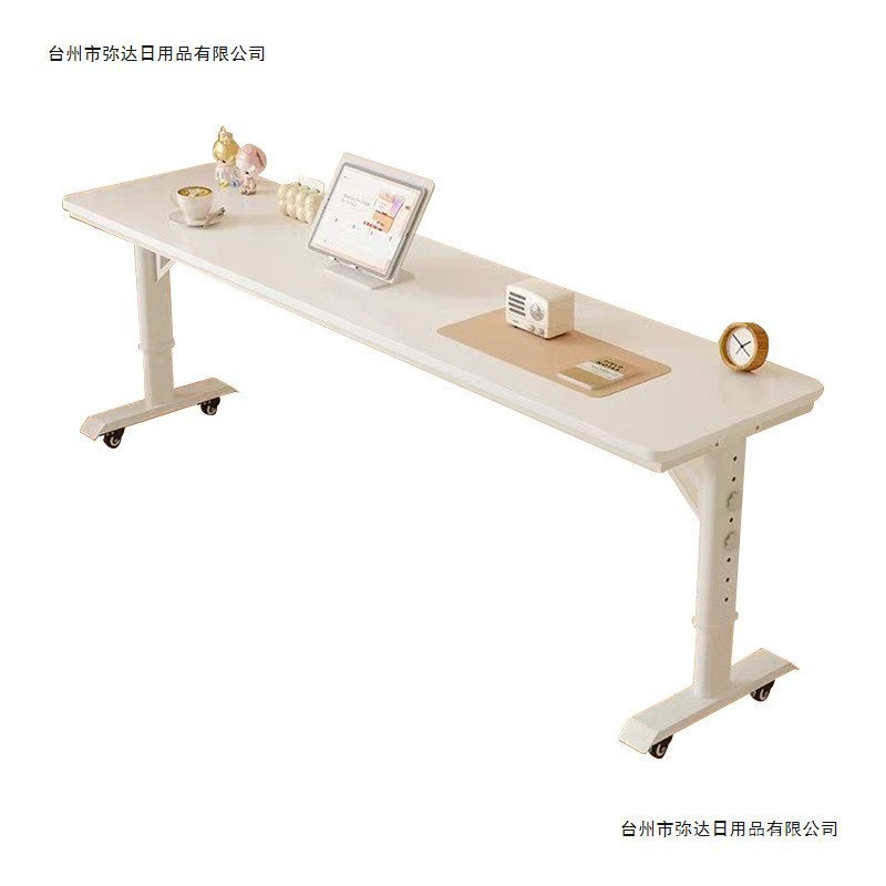 Double Workbench Coco Lazy Desk เตียงมือถือตารางศึกษาสไตล์ใหม่ยกกลับผนังโต๊ะคอมพิวเตอร์โต๊ะข้าม FRTY