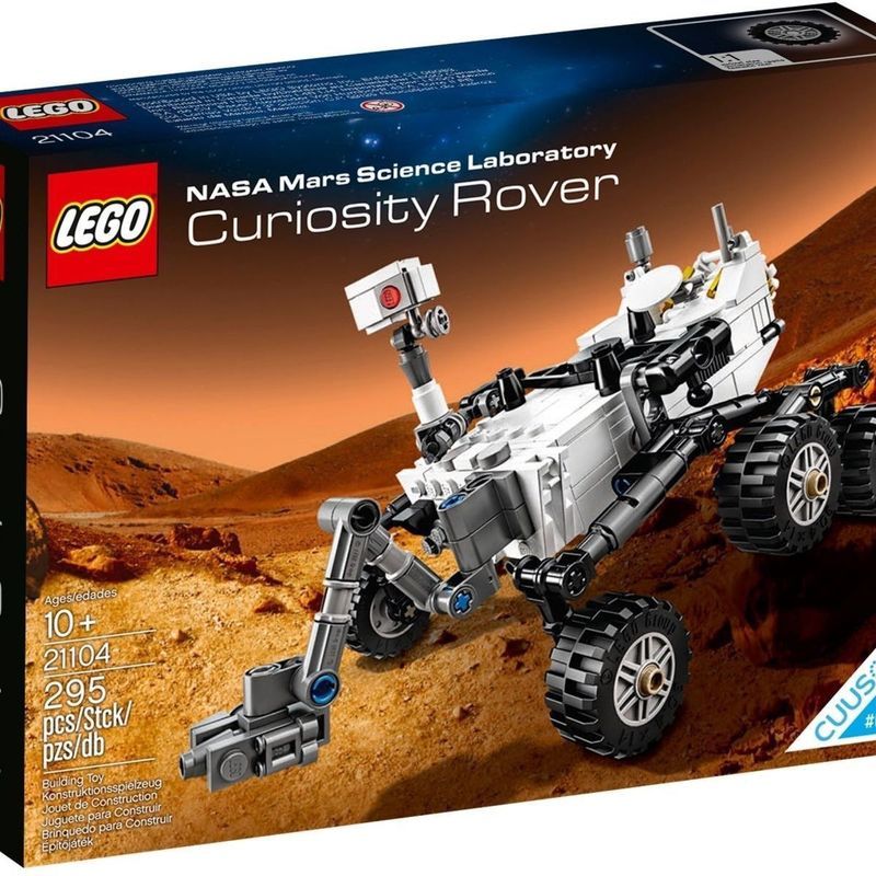 LEGO LEGO [ผลิตภัณฑ์สําเร็จรูปของสะเทินน้ําสะเทินบก] 21104 Mars Car NASA-Curious Mars Roaming Car In