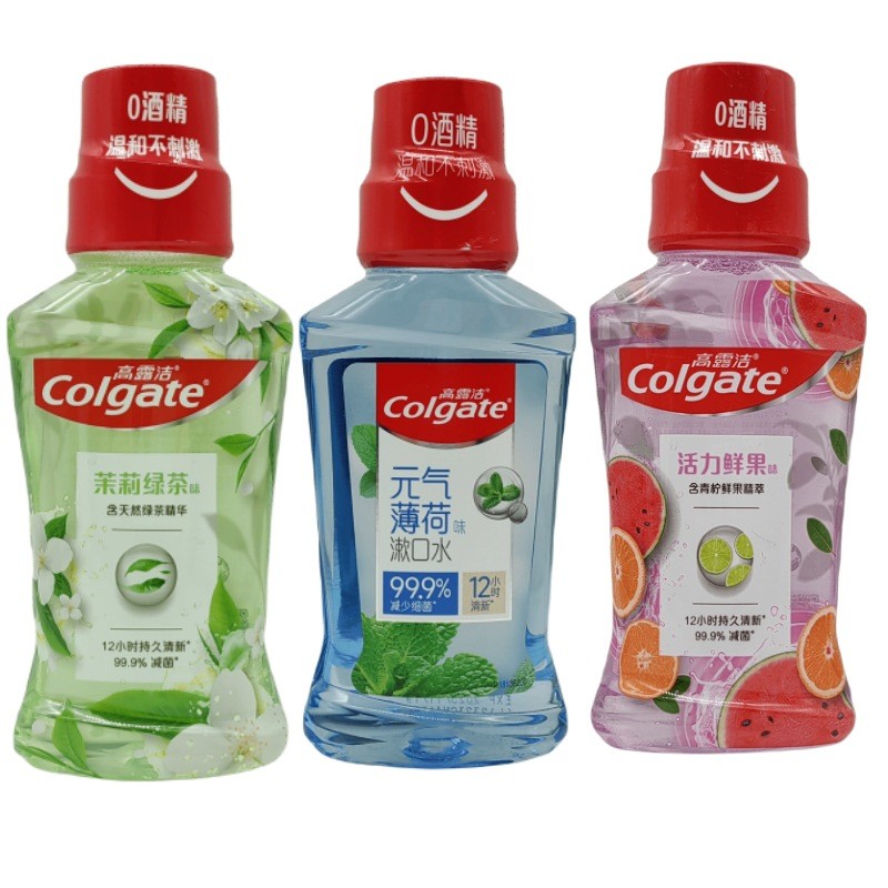 Xiaomei Taotao 500mL Colgate Mouthwash Fresh Fruit Mint Refreshing Breath Clean Essence Tea Health C