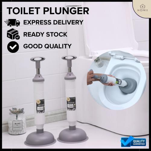 HOMII คุณภาพสูง PVC Drain Plunger ปั๊มมือ Plunger ห้องน้ํา Plunger Sink Plunger ท่อระบายน้ําอุดตัน R