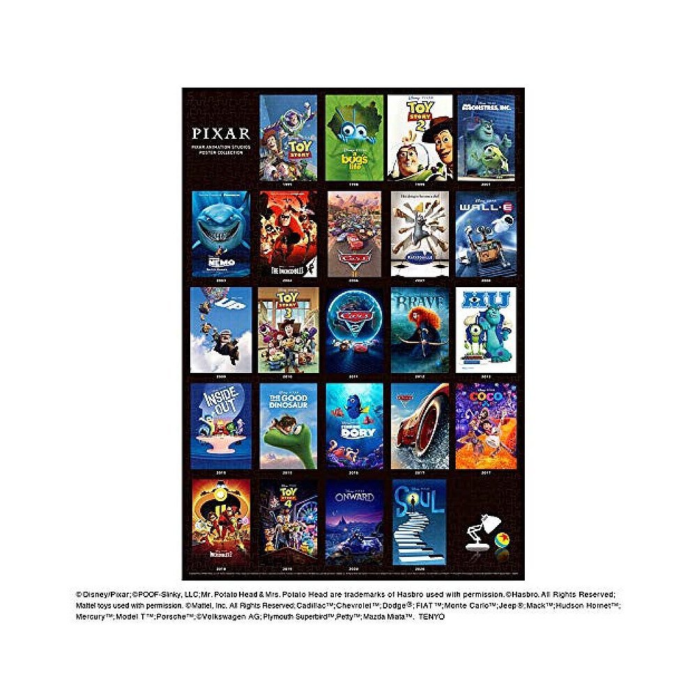 [ไดเร็กเมล์ญี่ปุ่น] Tenyo 1,000 ชิ้น Puzzle Pixar Animation Studio Poster Collection 51x73.5c