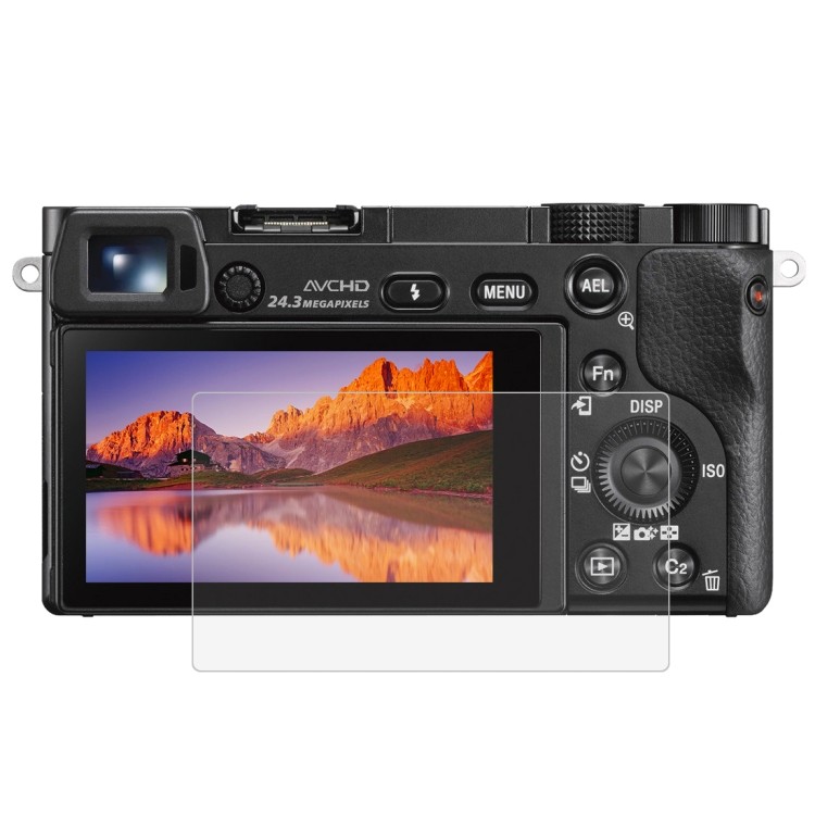 PULUZ 2.5D 9H ฟิล์มกระจกนิรภัยสําหรับ Sony A6000, ใช้งานร่วมกับ Sony A6700 / A6500 / A5100 / 6100 / 