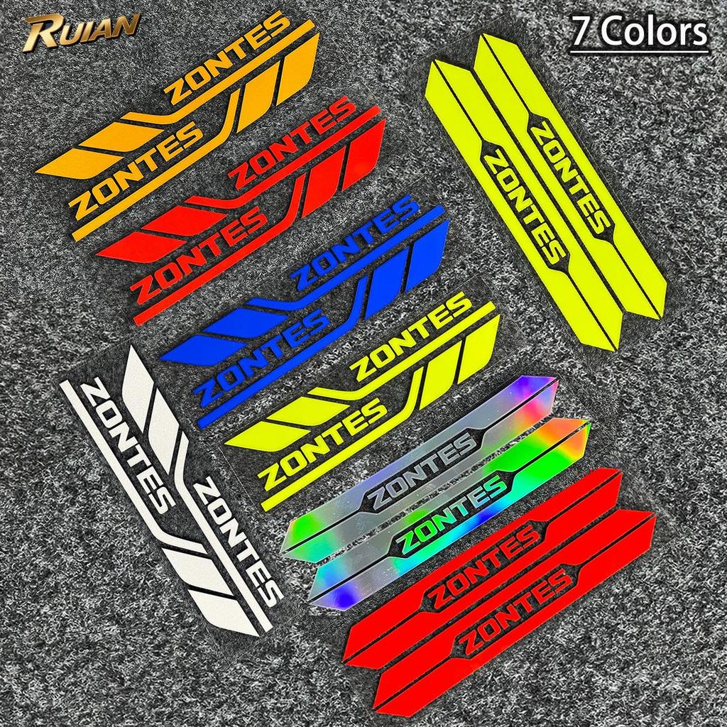 Zontes สะท้อนแสงสัญลักษณ์ Decals ใช้งานร่วมกับ Zontes 368G 368D 350D 350E 310R1310V อุปกรณ์เสริมรถจั