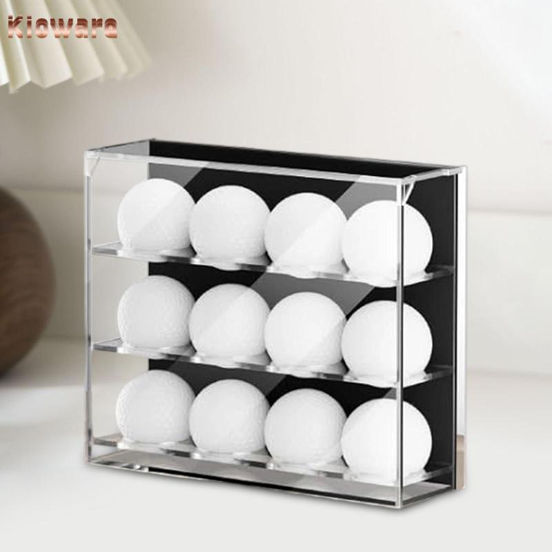Kloware Golf Ball Display Case Collectibles Organizer ตกแต่งบ้านตู้ชั้นวาง