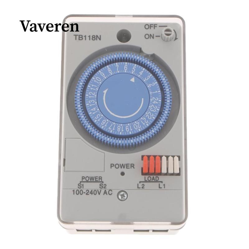[Vaveren] 24 Hour Chronometry Timer Mechanical Time Switch Time Relay AC 100-240V
