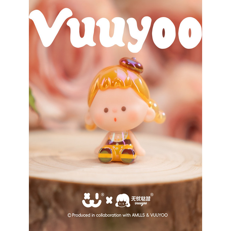 Happy Play & Vuuyoo ไร้กังวล Joint Series เม็ดน่ารักกล่องลึกลับน่ารักกระเป๋าลึกลับคอลเลกชันเครื่องปร