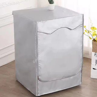 ผ้าคลุมเครื่องซักผ้า ฝาหน้าซัก-อบ 6-25kg กันUV️ กันฝุ่น กันแดด กันฝนสาด ที่คลุมเครื่องซักผ้า คลุมเครื ใส่ได้ทุกยี่ห้อ