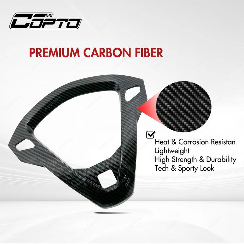 ฝาครอบเครื่องมือคาร์บอนไฟเบอร์, Honda LEAD125, อินเทรนด์, น้ำหนักเบา, ทนต่อการขีดข่วน, พอดีอย่างสมบู