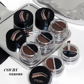my-shop:SVMY เจลเขียนคิ้วตลับ พร้อมแปรง เนื้อเนียนนุ่ม เกลี่ยง่าย กันน้ำ ติดทน 2 สี EB6110